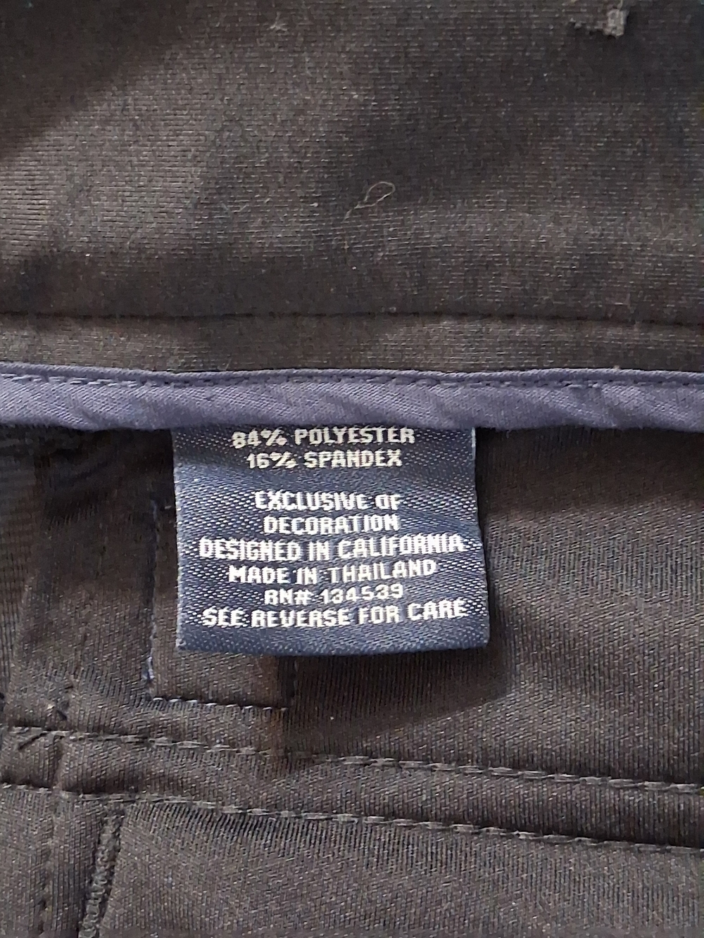 Halsey Sport Men’s Black Chinos - Performance Stretch - Picture 7 of 7